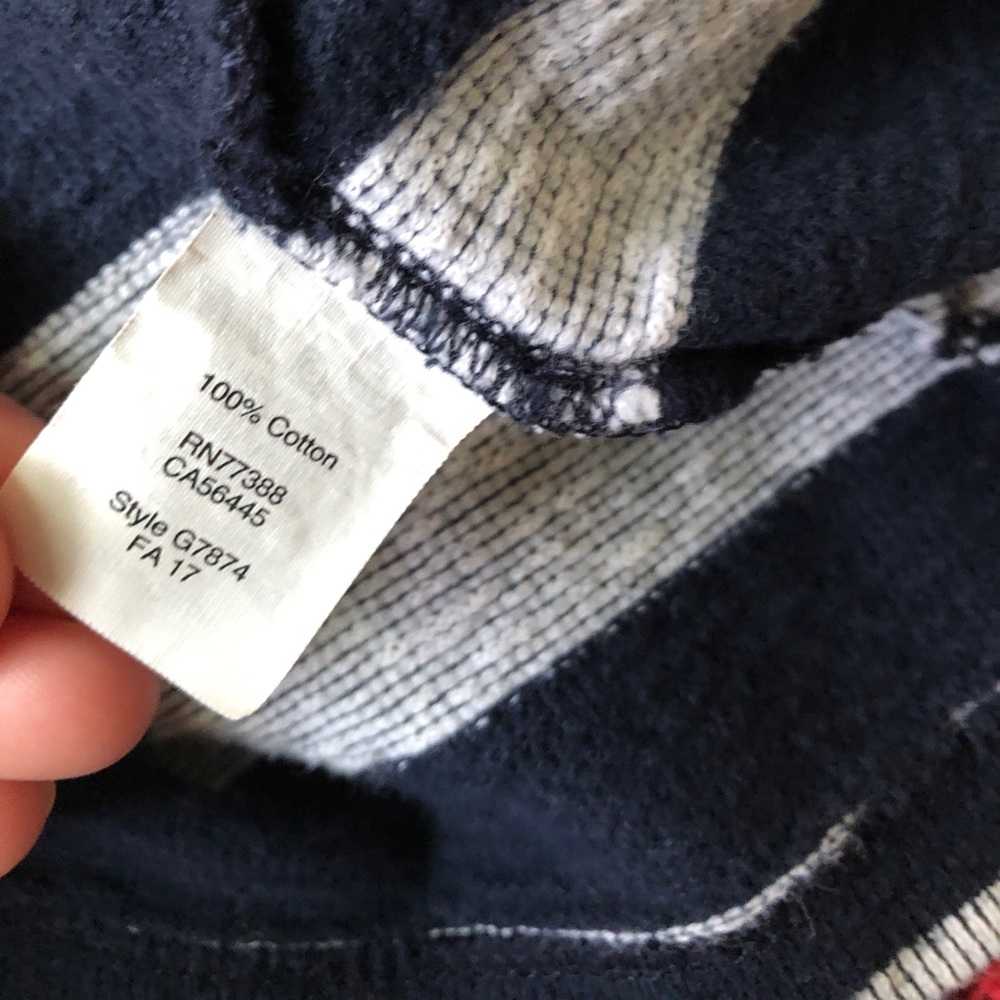 Madewell Soft Stretch Stripe Sweatshirt Top - Picture 8 of 8